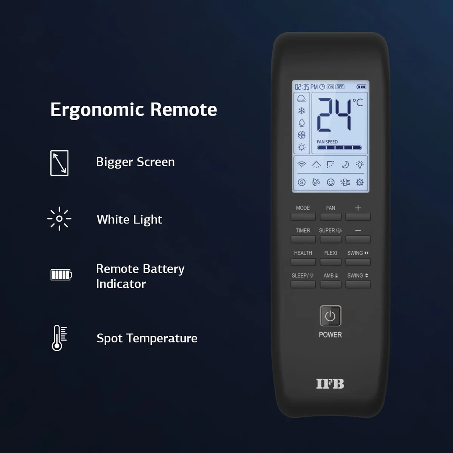 Image of IFB 2024 Model 2 Ton 3 Star Split Inverter with Wi-fi AC