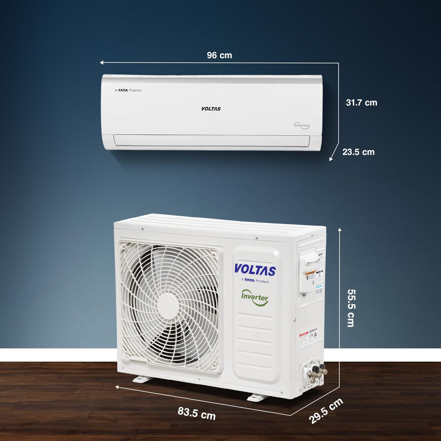 Image of Voltas 2024 Model 2 Ton 3 Star Split Inverter AC