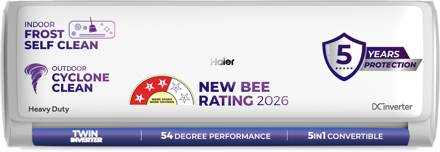 Image of Haier 2026 Model 2 Ton 3 Star Split Twin Inverter AC