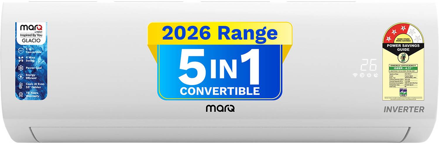 MarQ by Flipkart 2026 Model 2 Ton 3 Star Split Inverter 5-in-1 Co