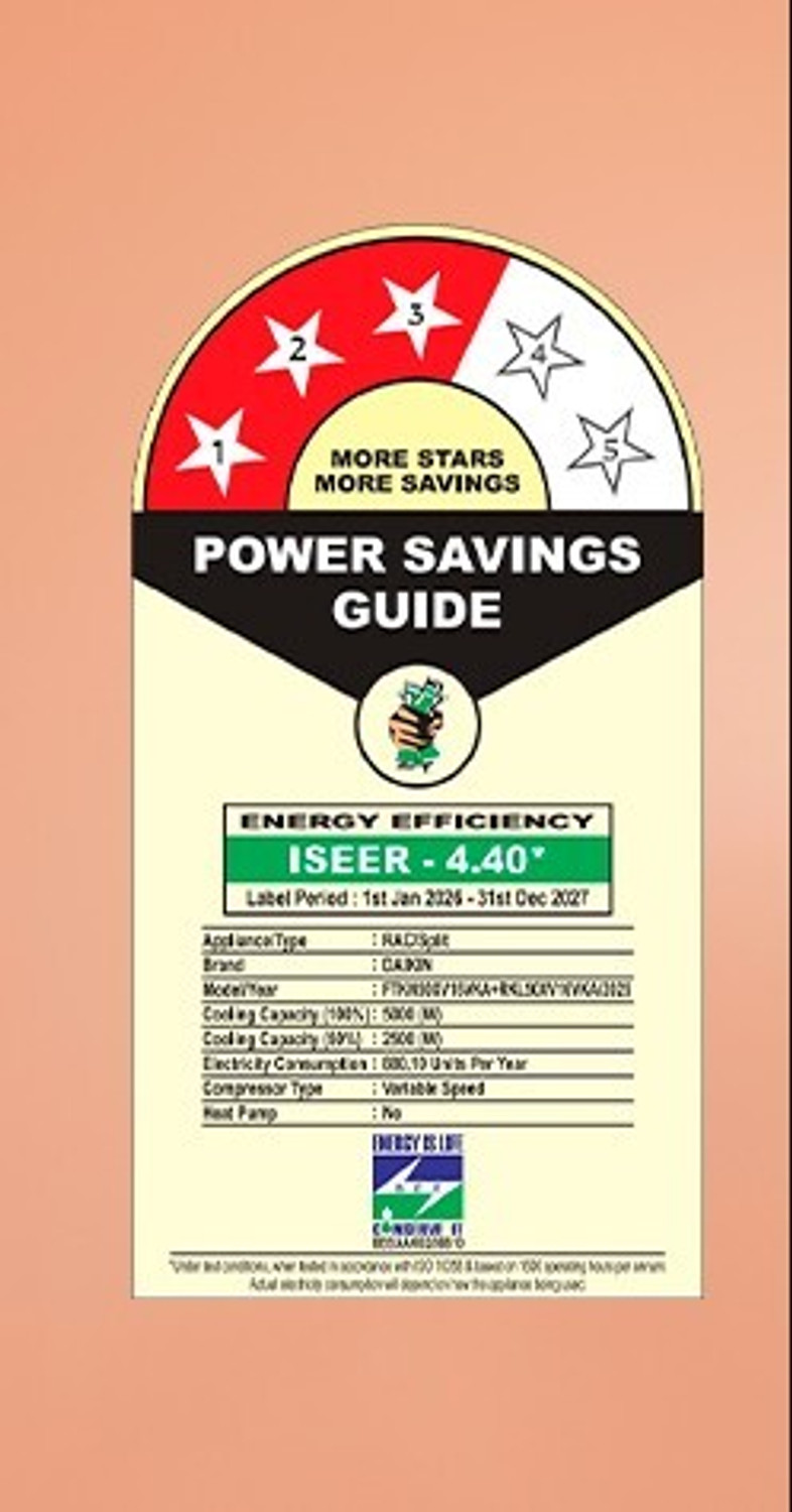 Image of Daikin 2026 Model 1.5 Ton 3 Star Split Inverter AC