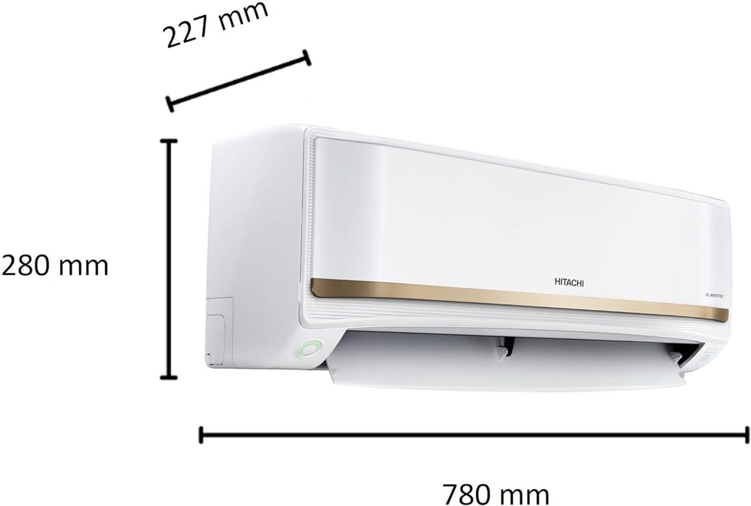 Image of Hitachi 2025 Model 1 Ton 3 Star Split Inverter AC