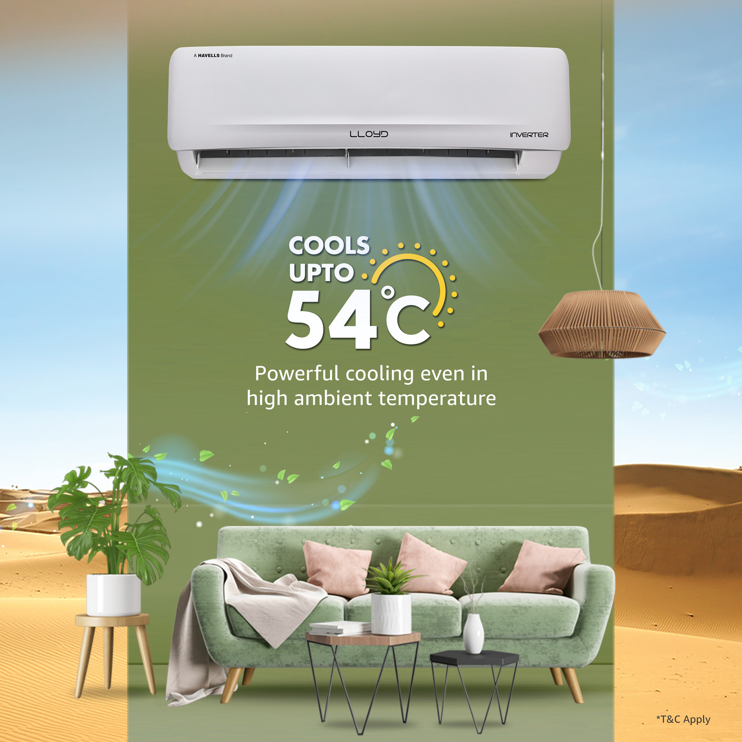 Image of Lloyd 2026 Model 2 Ton 3 Star Split Inverter AC
