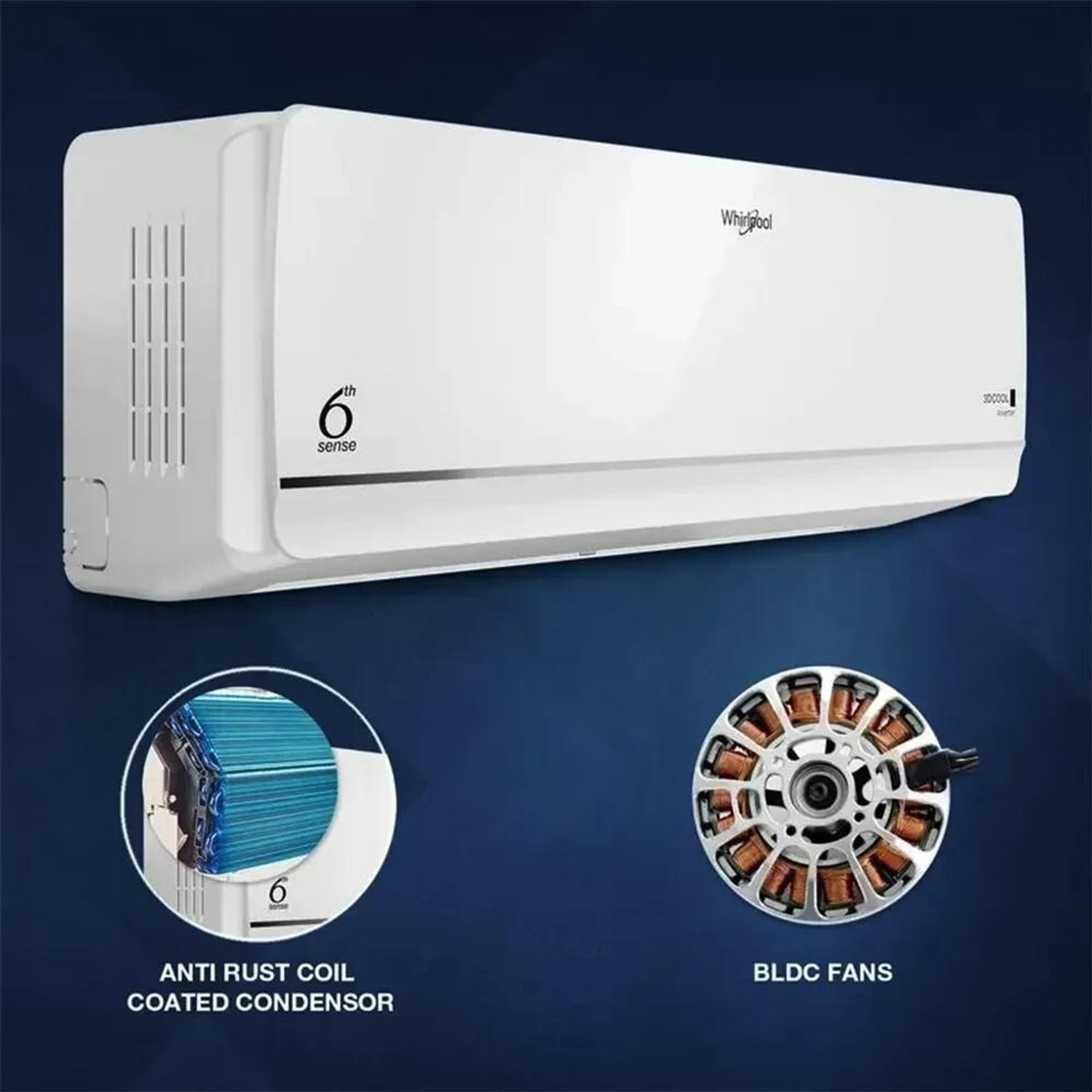 Image of Whirlpool 2026 Model 1.5 Ton 3 Star Split Inverter AC