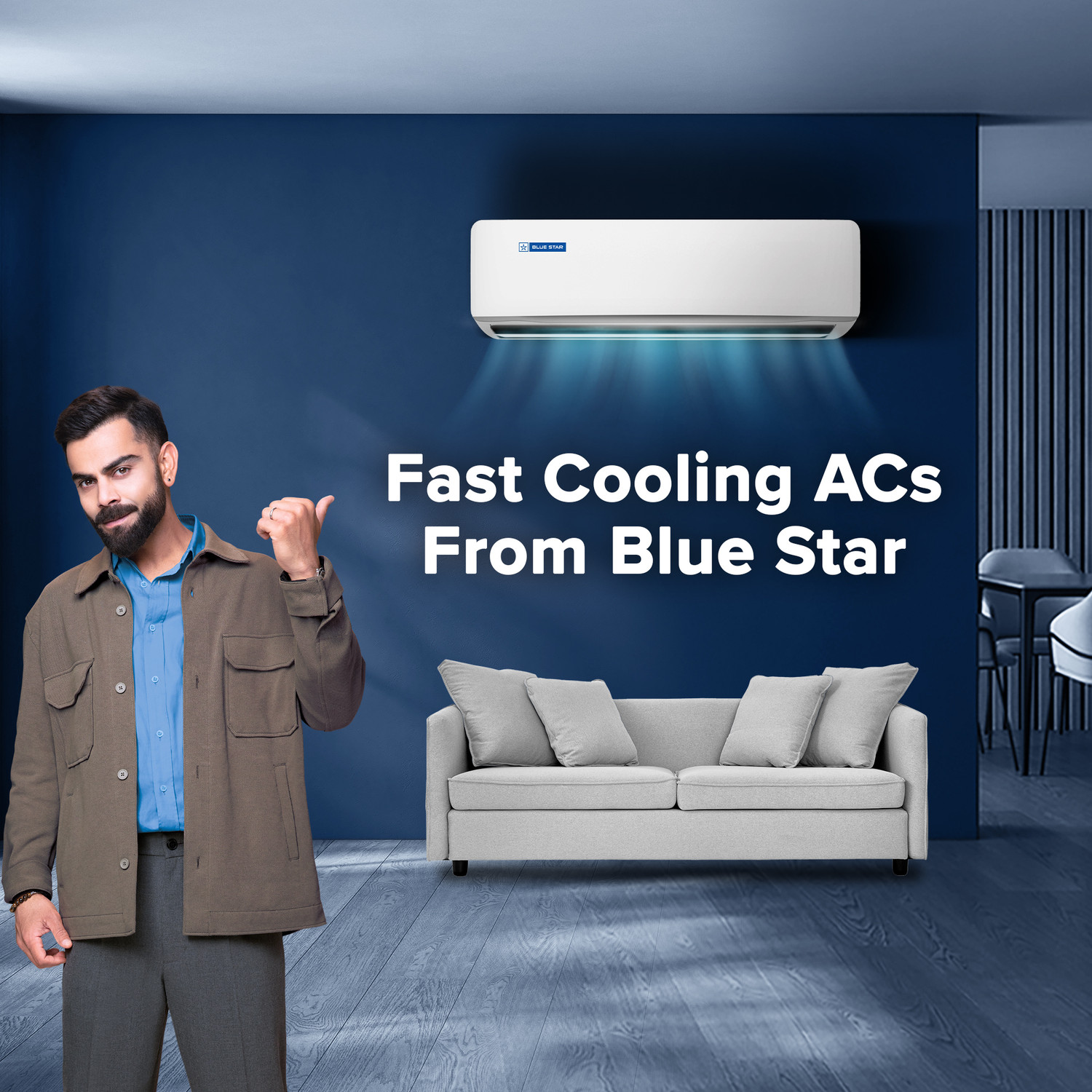 Image of Blue Star 2026 Model 1.5 Ton 3 Star Split Inverter AC