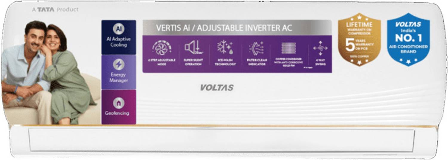 Voltas 2026 Model 1 Ton 5 Star Split Inverter AC