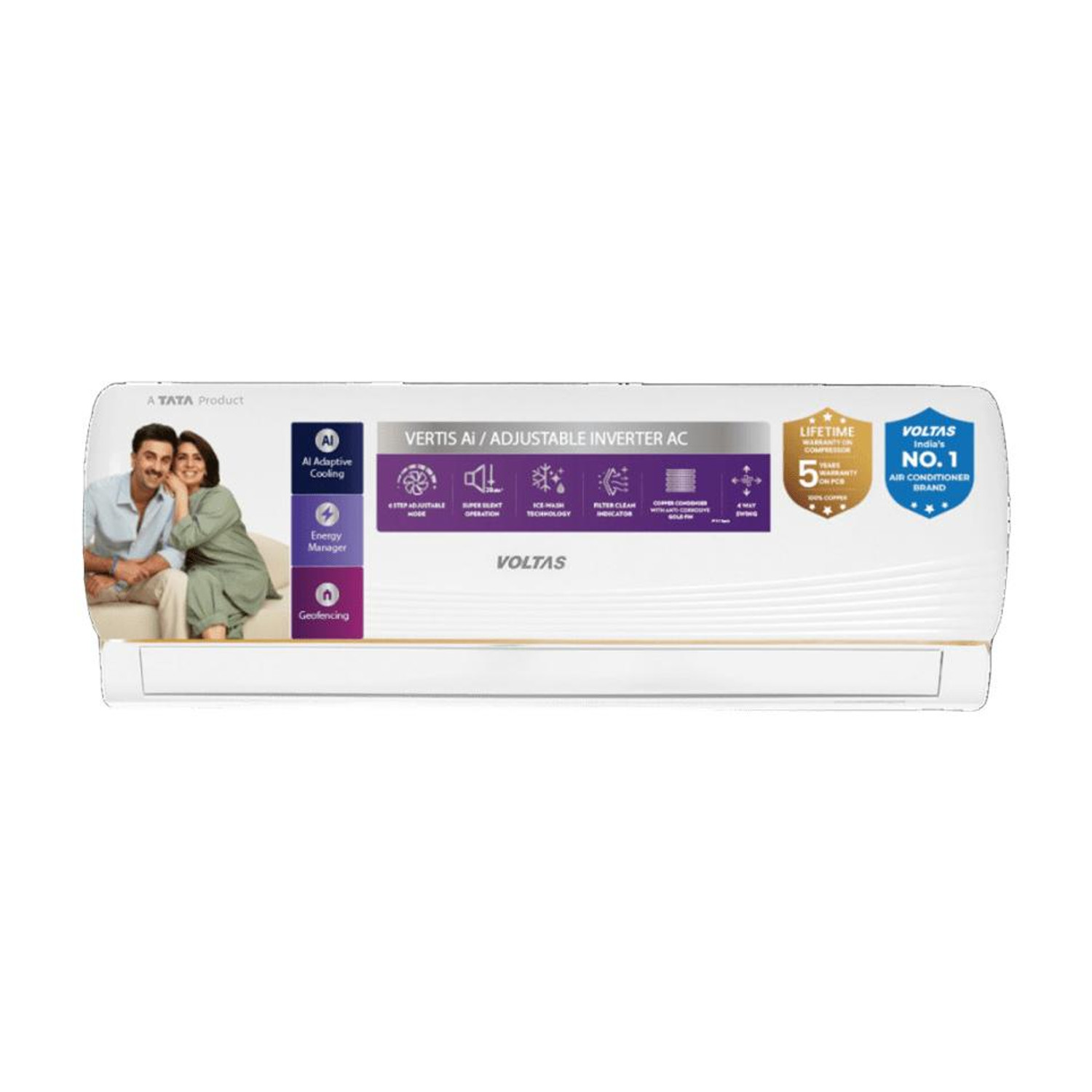 Image of Voltas 2026 Model 1 Ton 5 Star Split Inverter AC