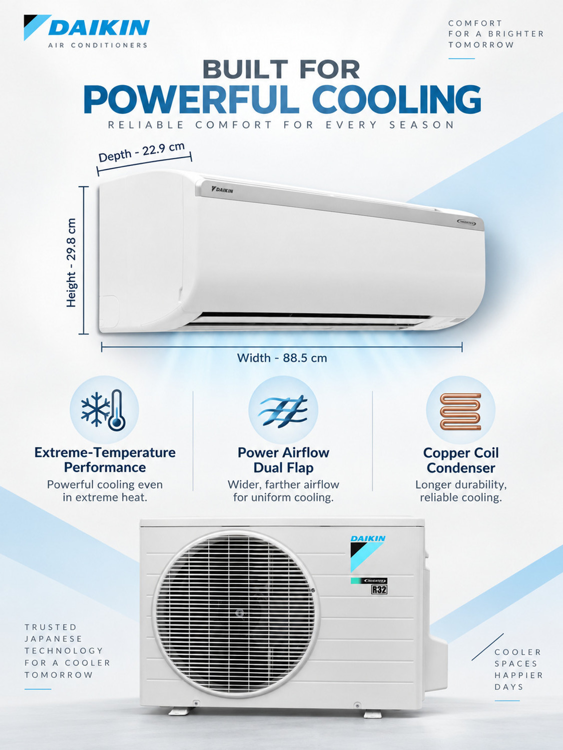 Image of Daikin 2026 Model 1.5 Ton 5 Star Split Inverter AC