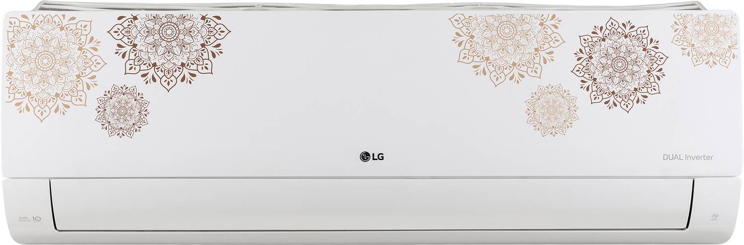 LG 2023 Model 1.5 Ton 5 Star Split Inverter with Wi-fi 4 Way Swing, HD Filter with Anti-Virus Protection AC (RS-Q19MWZE, Regal)