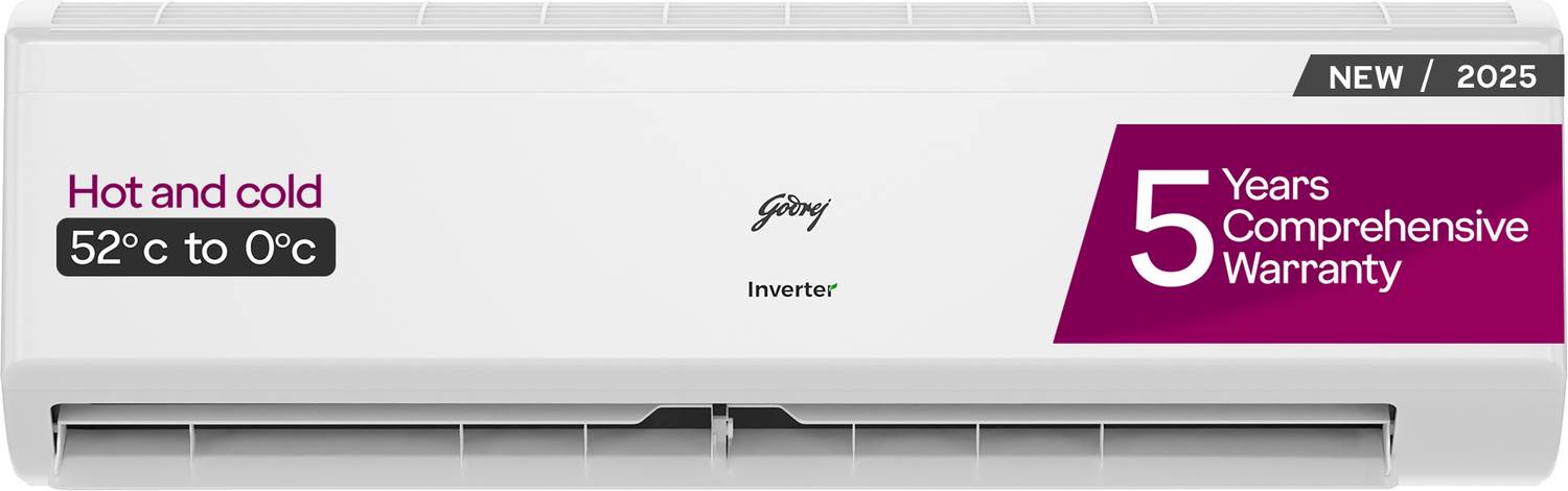 Godrej 2024 Model 1.5 Ton 3 Star Hot and Cold Split Inverter AC