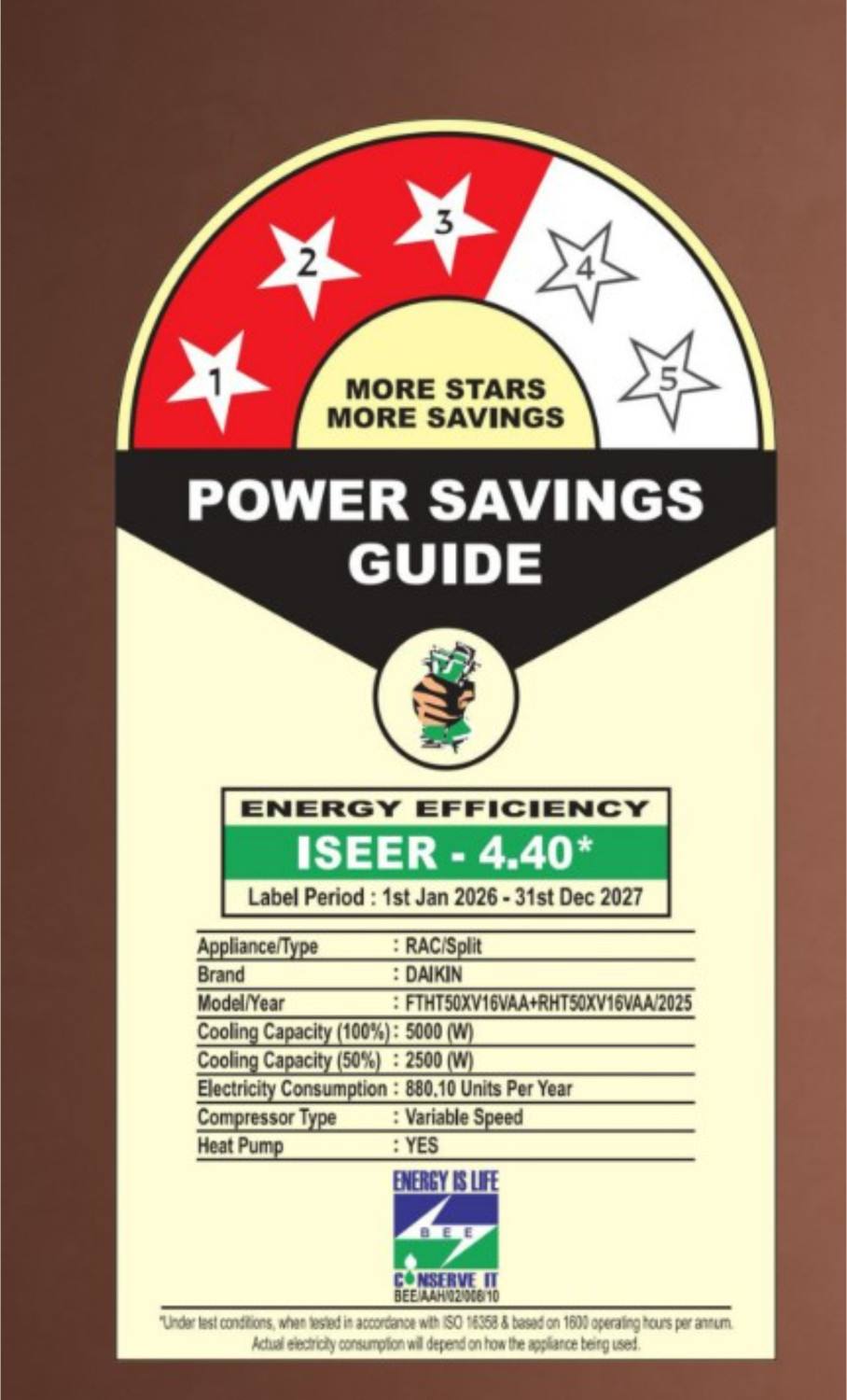 Image of Daikin 2025 Model 1.5 Ton 3 Star Split Inverter AC