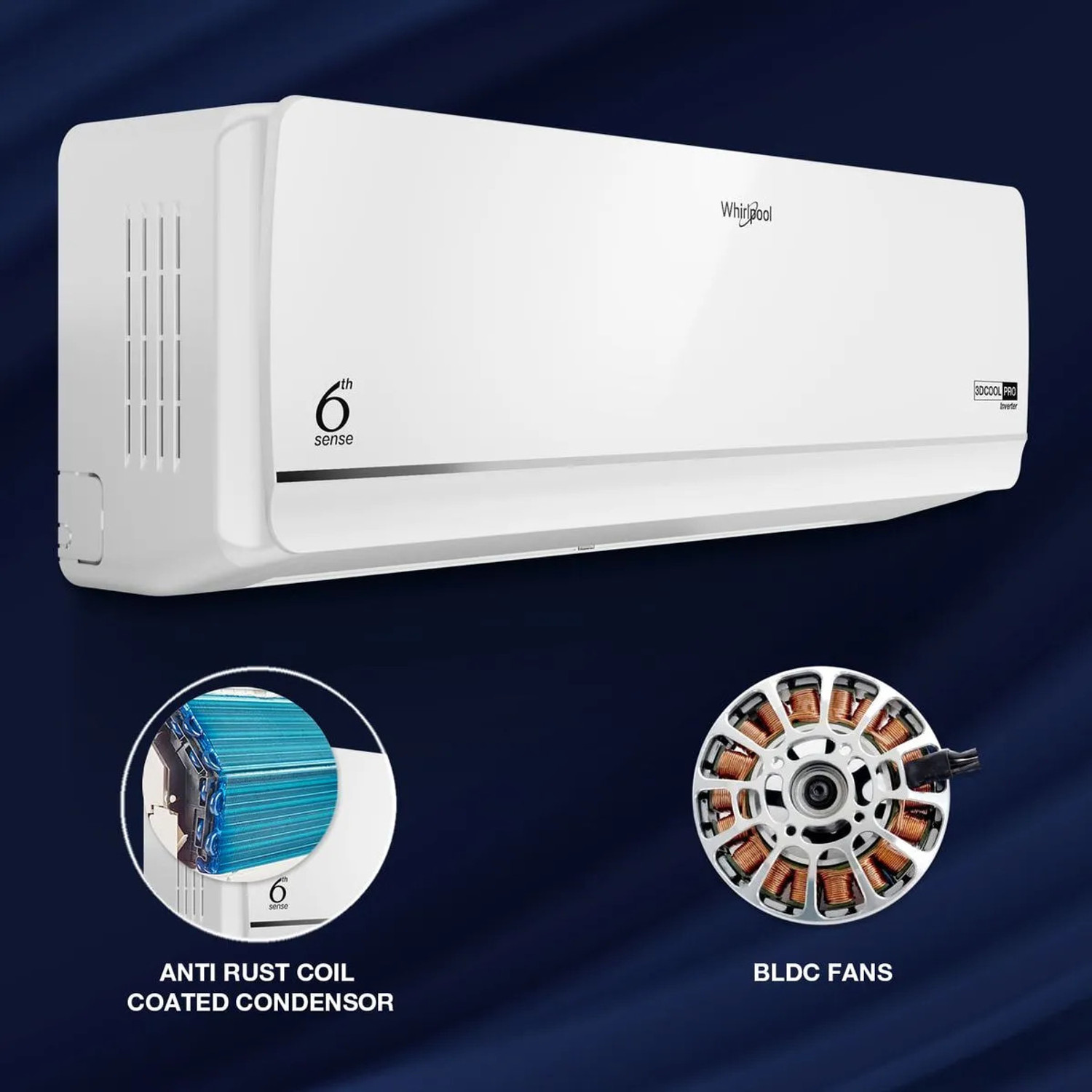 Image of Whirlpool 2026 Model 1.5 Ton 5 Star Split Inverter AC