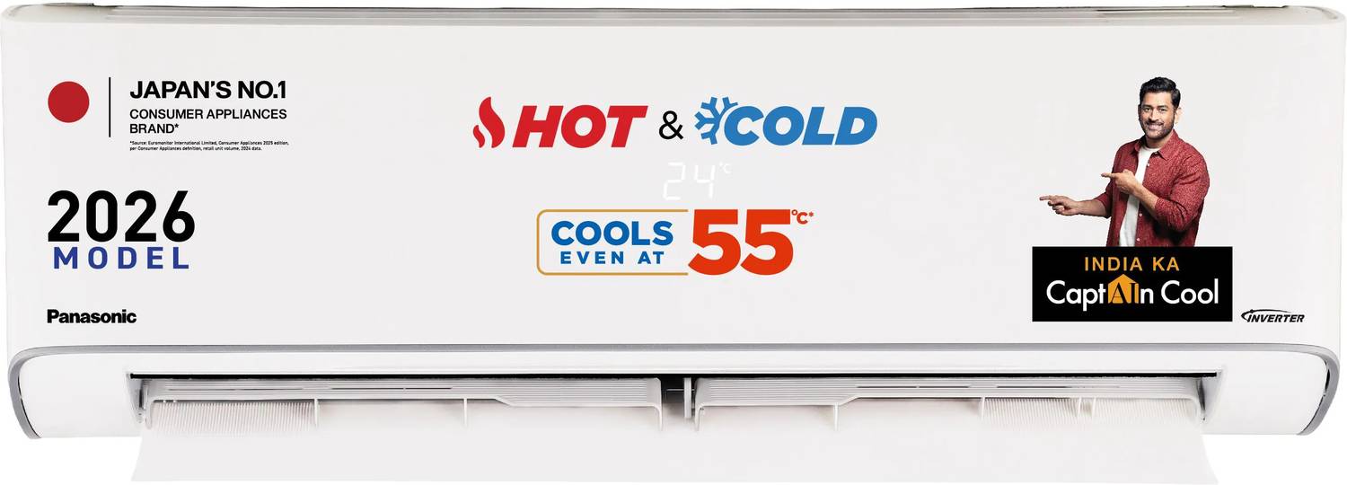 Panasonic 2026 Model 1.5 Ton 3 Star Split Inverter with Wi-fi AC