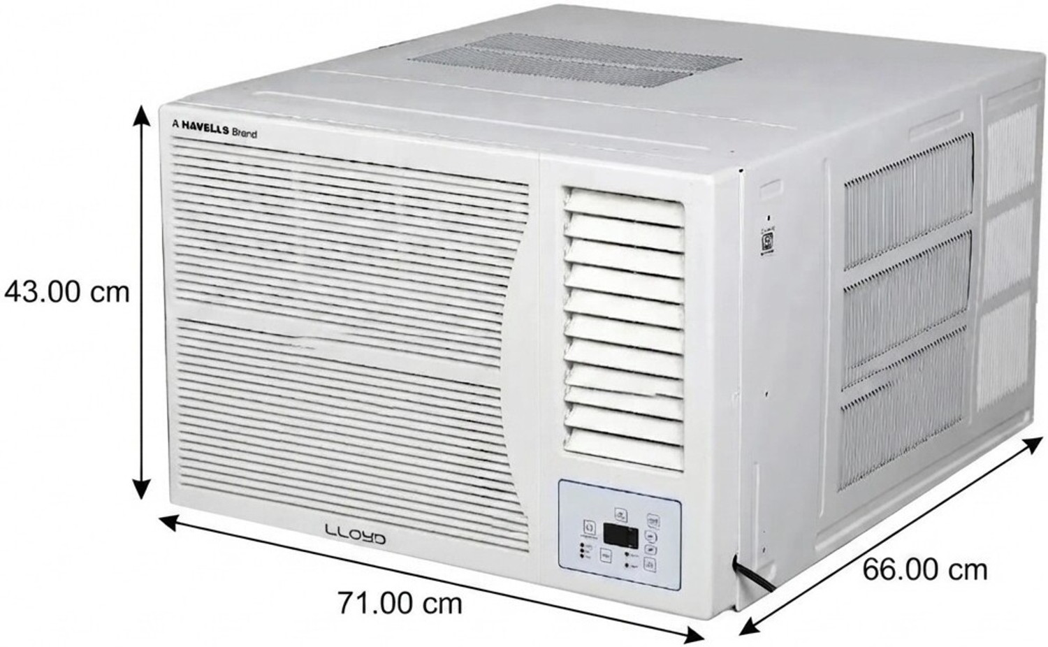 Image of Lloyd 2029 Model 1.5 Ton 3 Star Window Fixed Speed AC