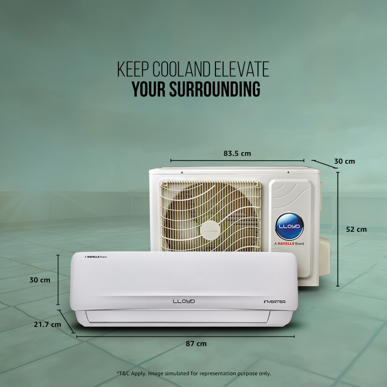 Image of Lloyd 2025 Model 1 Ton 3 Star Split Inverter AC