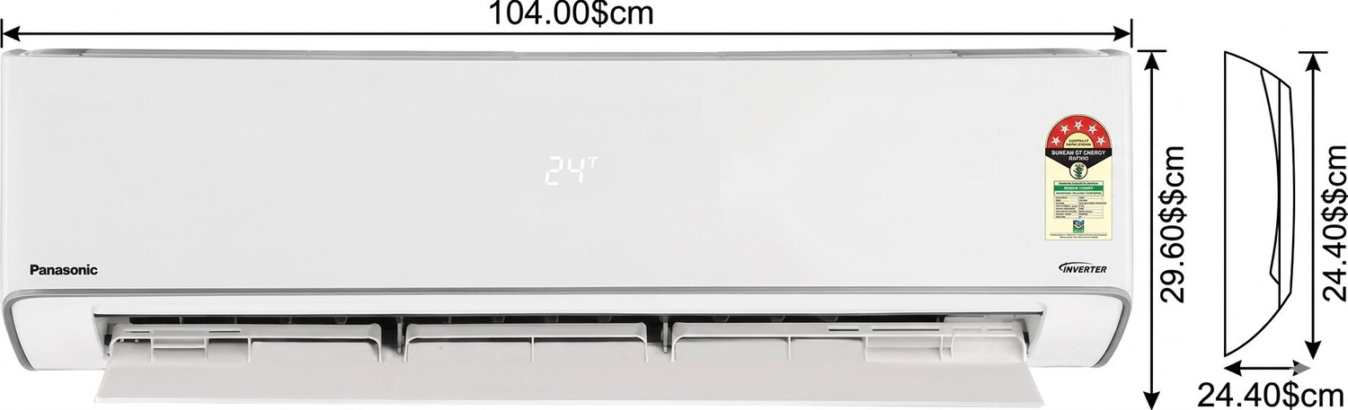 Image of Panasonic 2026 Model 1.5 Ton 5 Star Split Inverter AC