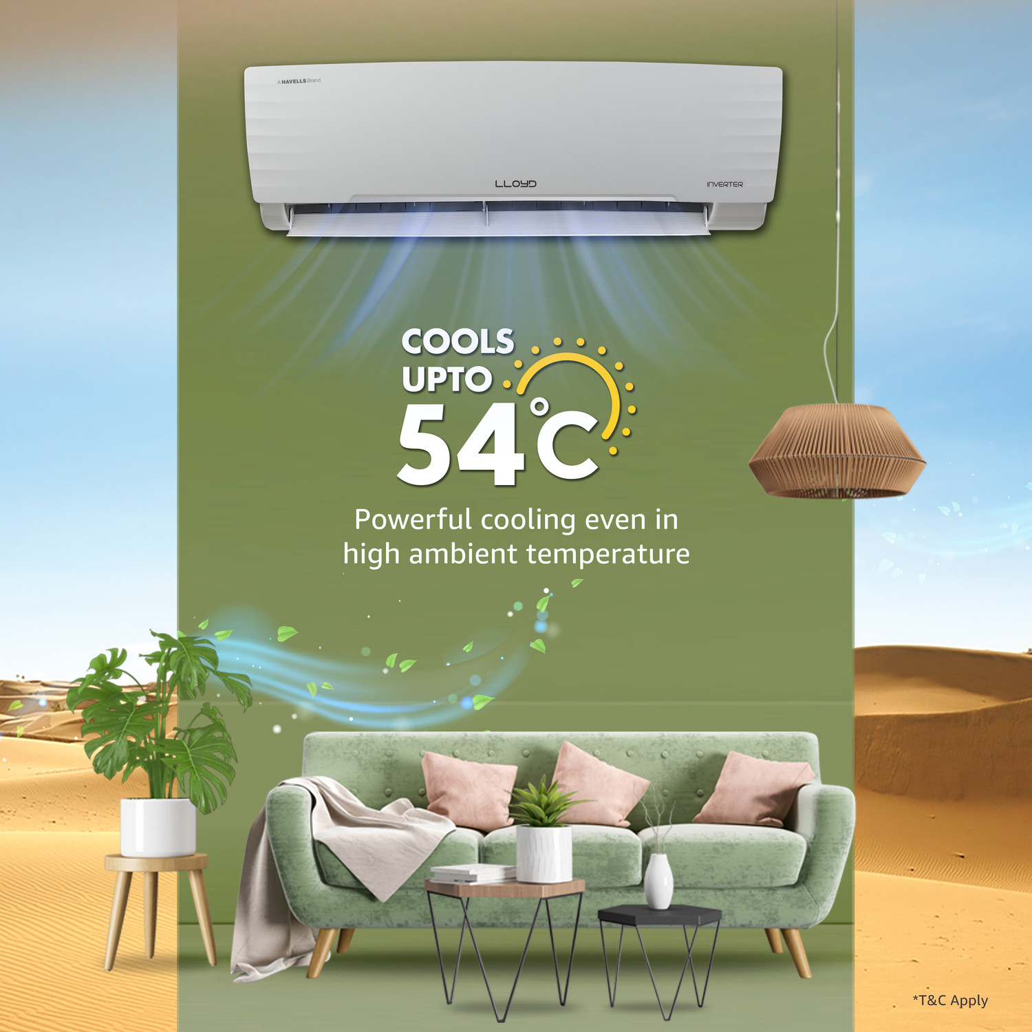 Image of Lloyd 2026 Model 1.5 Ton 5 Star Split Inverter AC