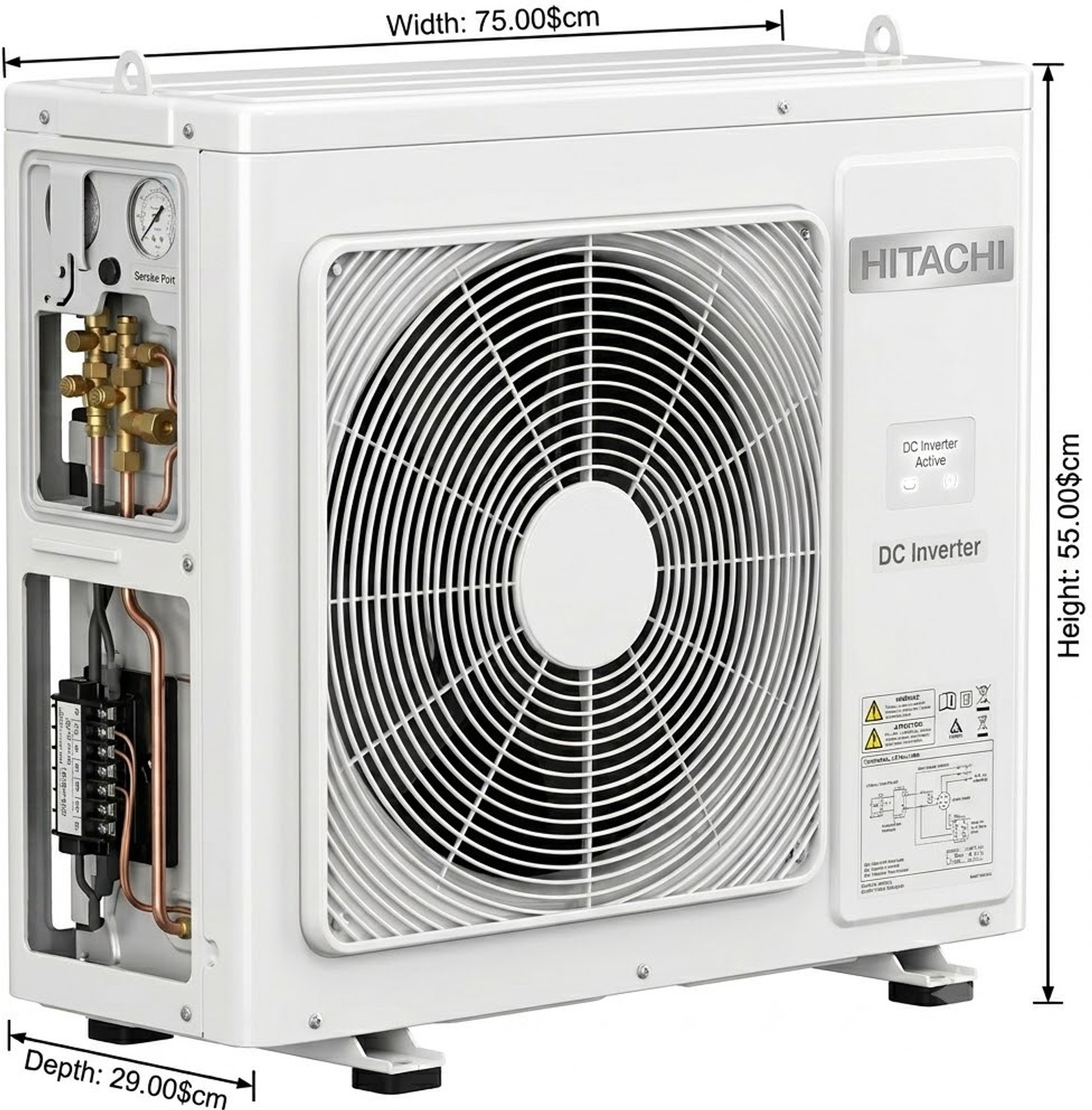 Image of Hitachi 2025 Model 1.5 Ton 3 Star Split Inverter AC