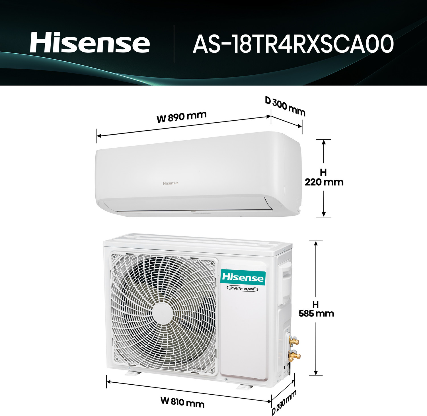 Image of Hisense 2026 Model 1.5 Ton 3 Star Split Inverter AC