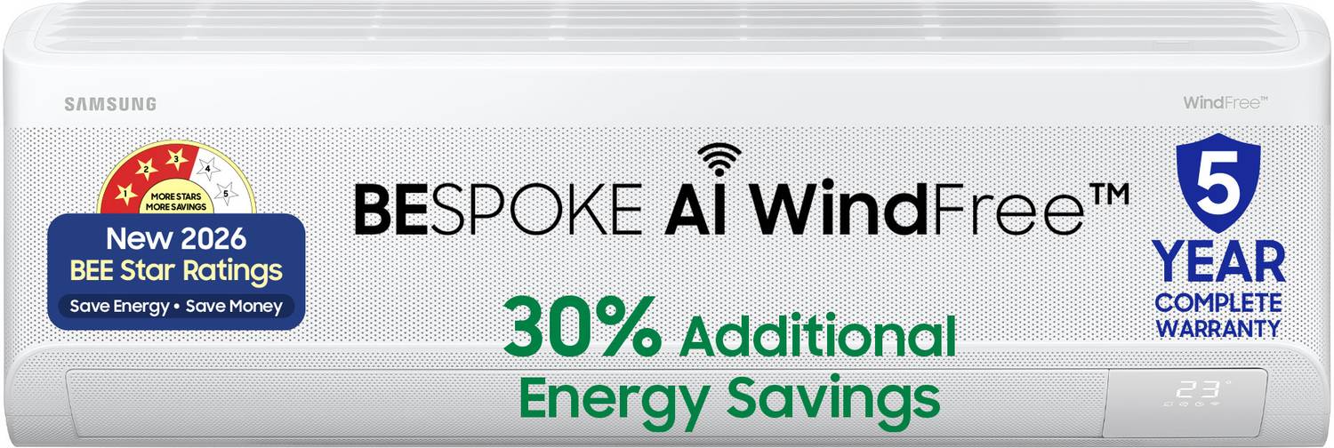 Samsung 2026 Model 2 Ton 3 Star Split Inverter with Wi-fi AC