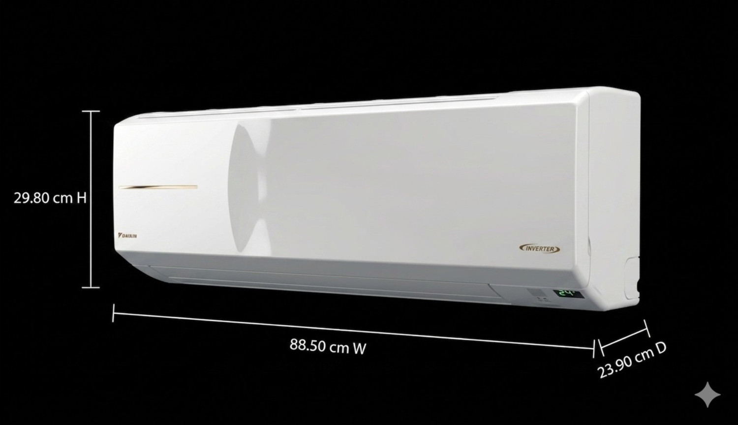 Image of Daikin 2025 Model 1.5 Ton 3 Star Split Inverter AC
