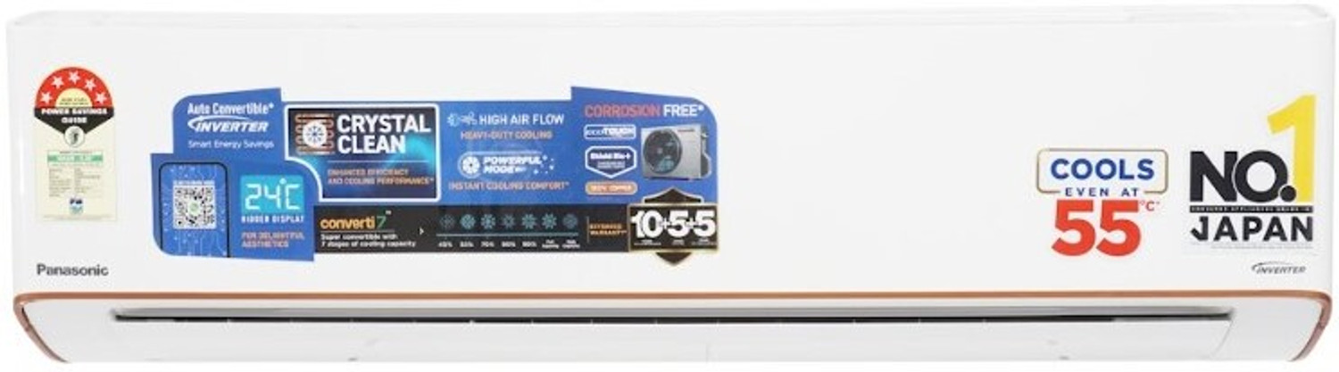 Image of Panasonic 2025 Model 2 Ton 5 Star Split Inverter AC