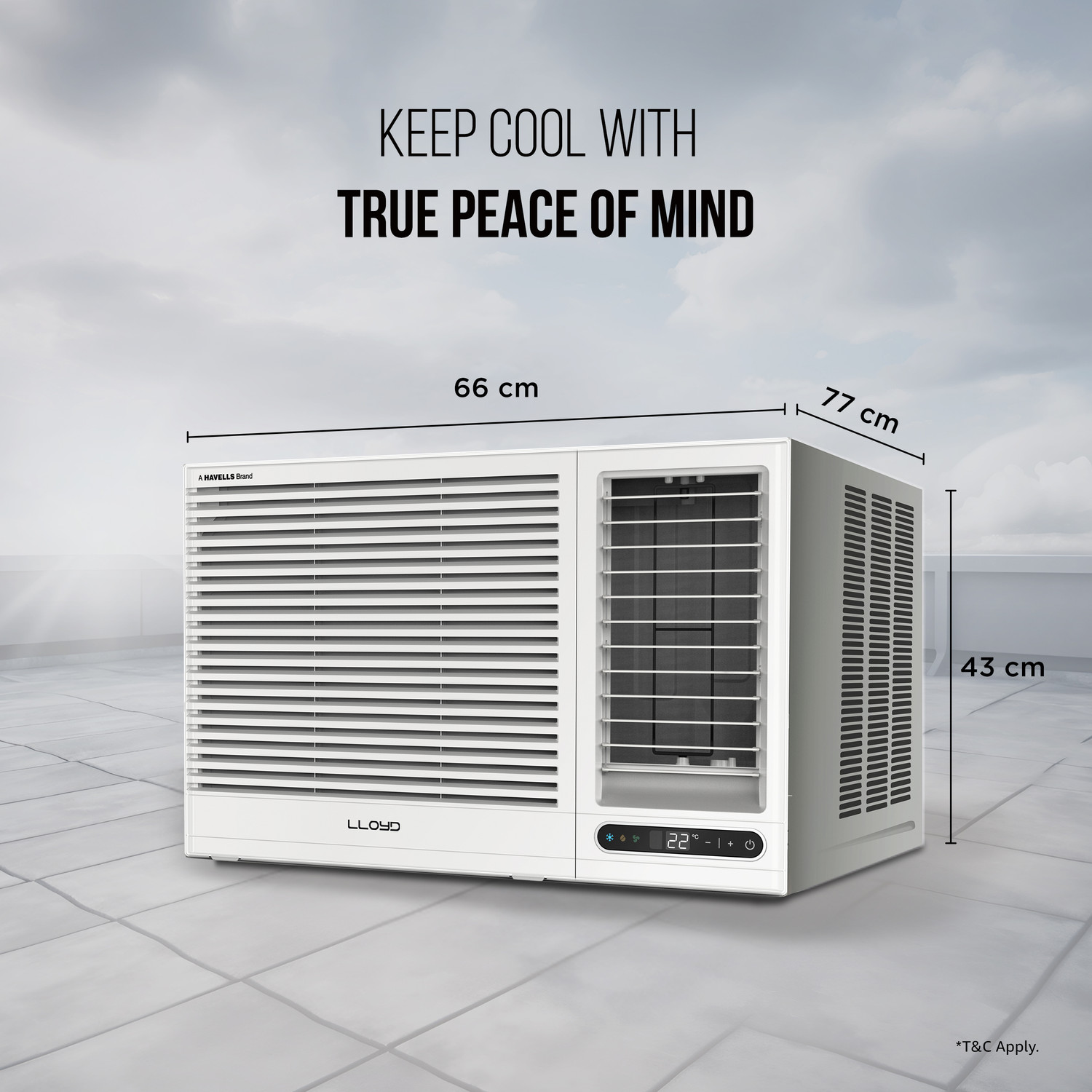 Image of Lloyd 2026 Model 1.5 Ton 3 Star Window Fixed Speed AC