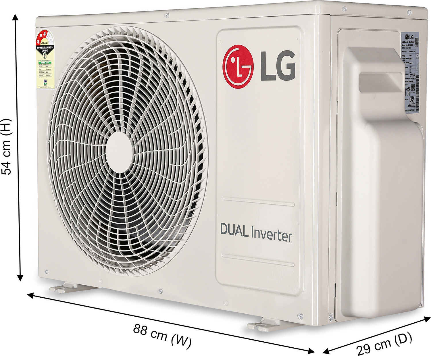 Image of LG 2026 Model 1.5 Ton 3 Star Split Inverter with Wi-fi AC