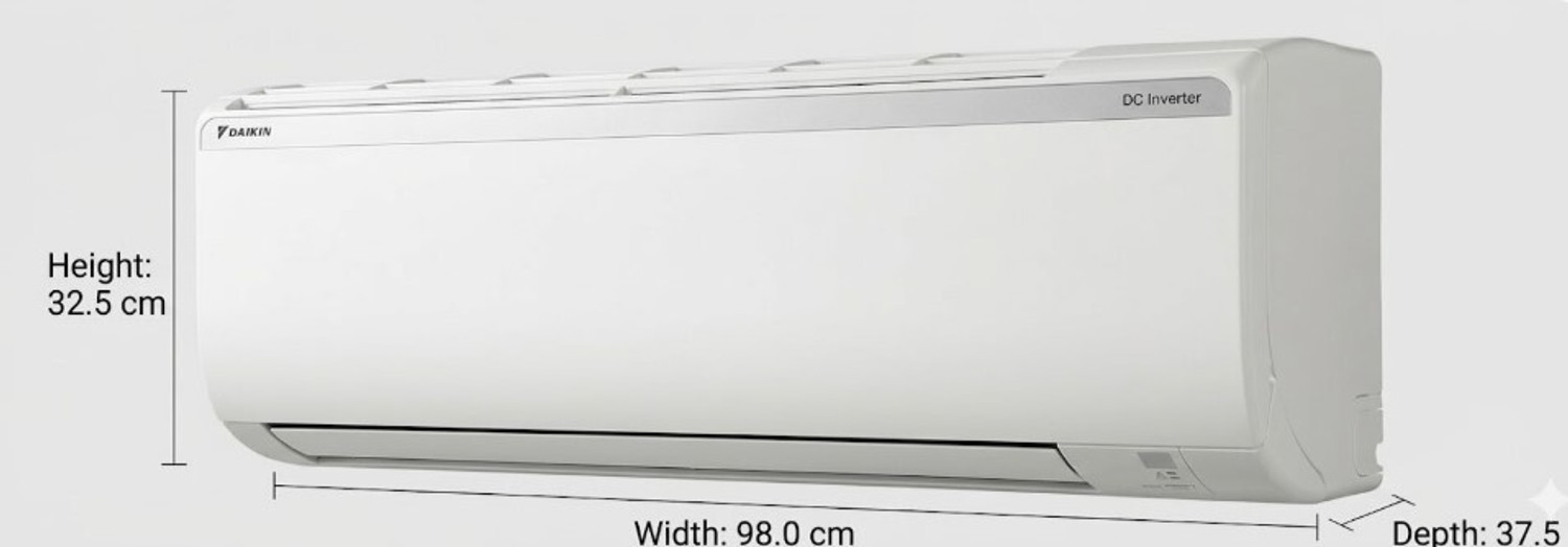 Image of Daikin 2026 Model 1.5 Ton 2 Star Split Inverter AC
