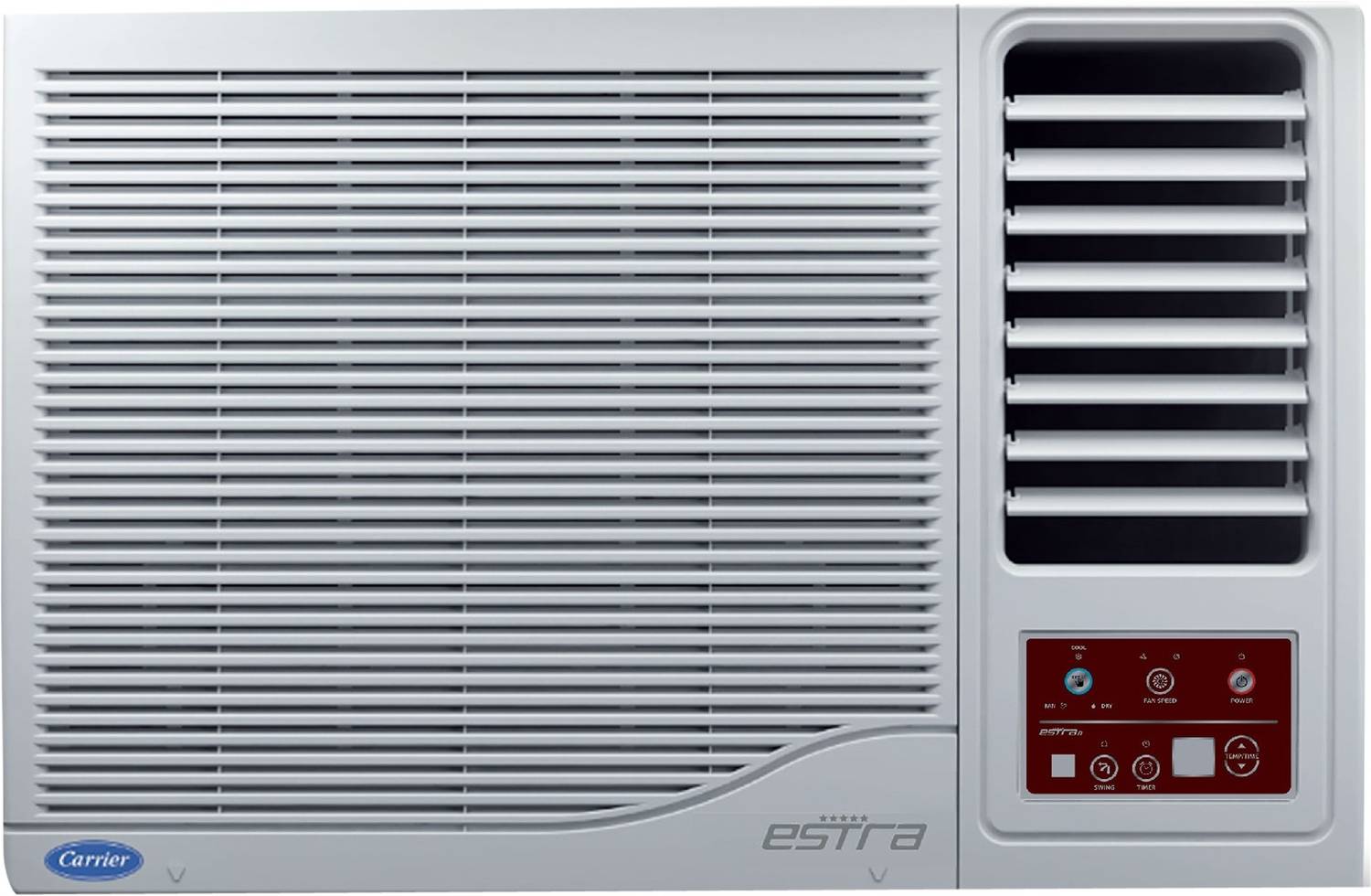 CARRIER 2023 Model 1 Ton 3 Star Window Fixed Speed 2 Way Air Directional control with Dust Filter(2023 Model) AC