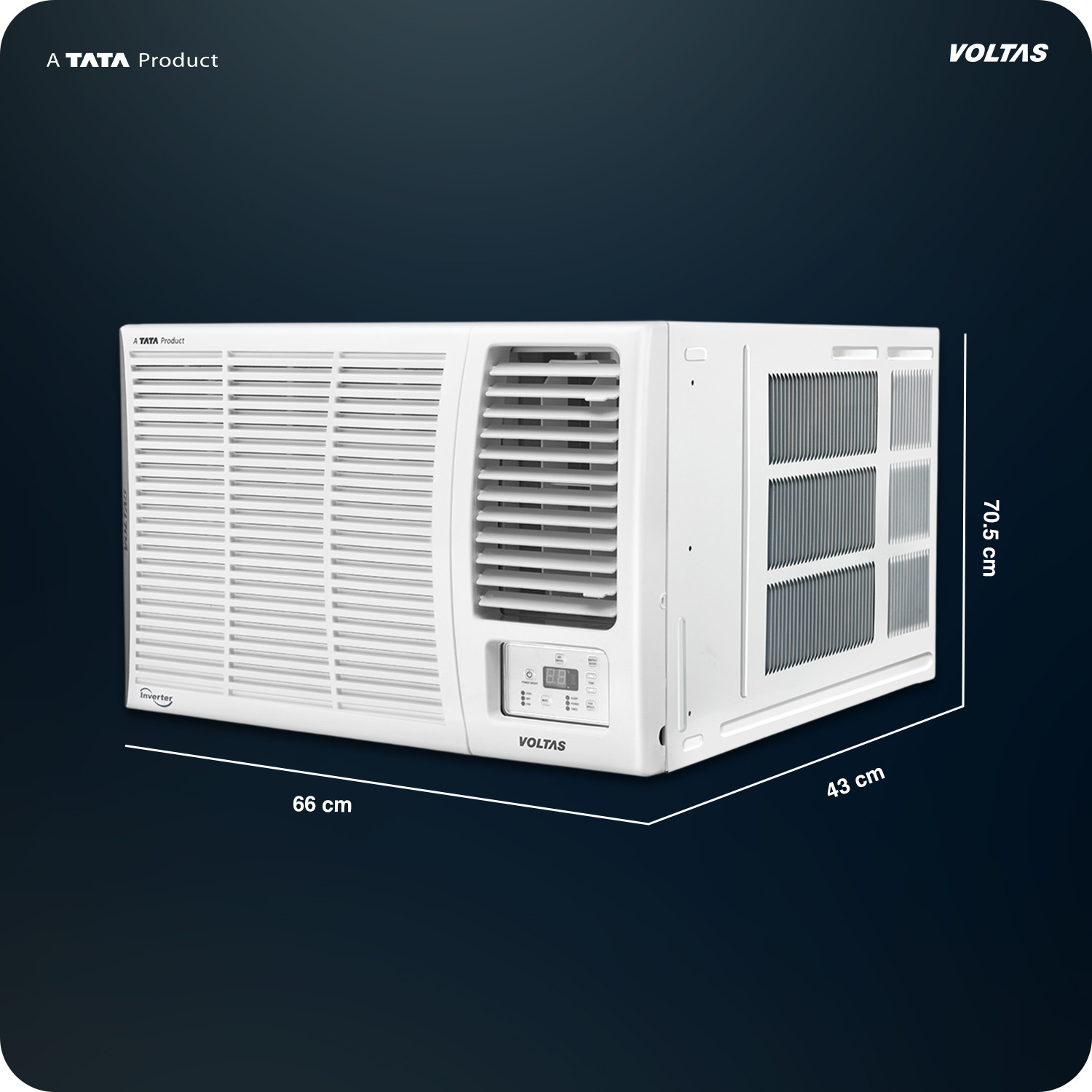 Image of Voltas 2026 Model 1.5 Ton 5 Star Window Inverter AC