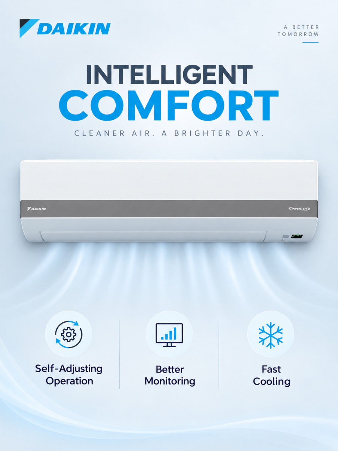 Image of Daikin 2026 Model 1.5 Ton 5 Star Split Inverter AC