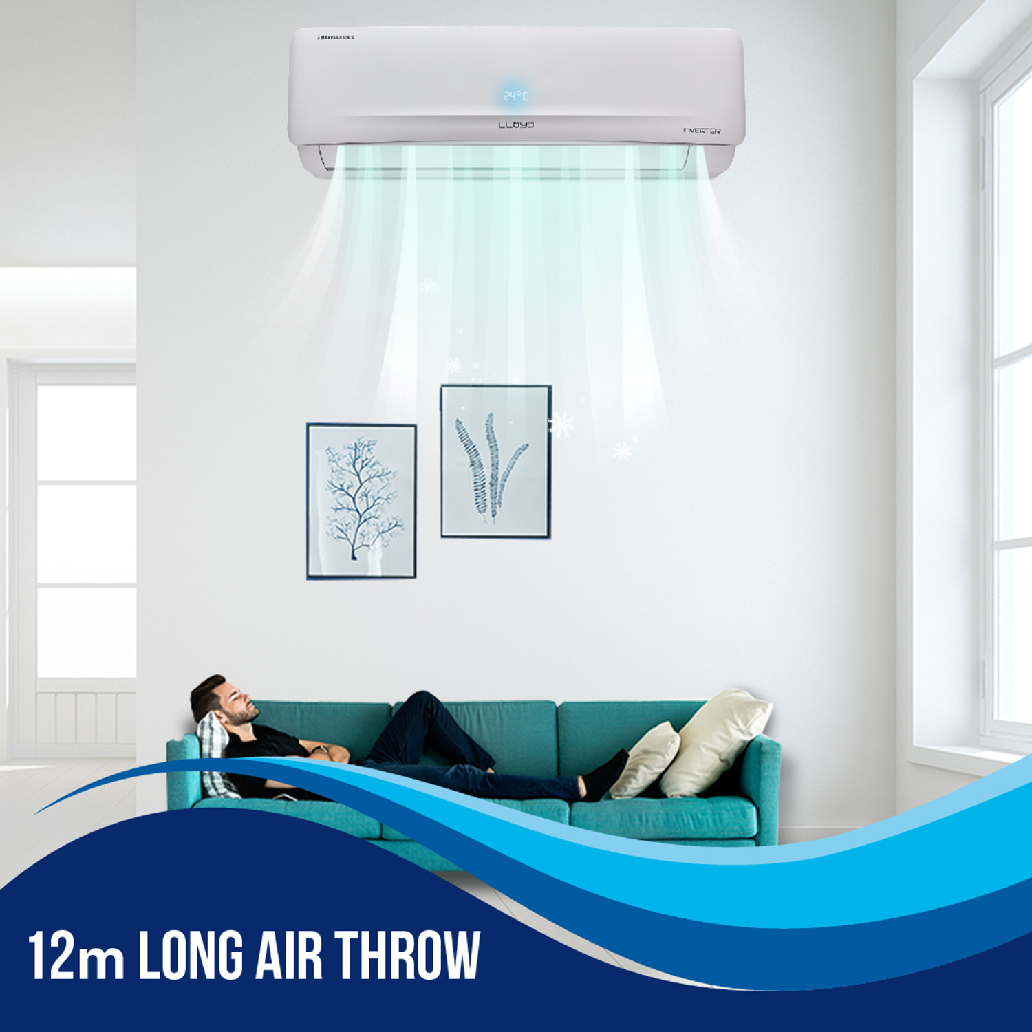 Image of Lloyd 2025 Model 2 Ton 3 Star Split Inverter AC
