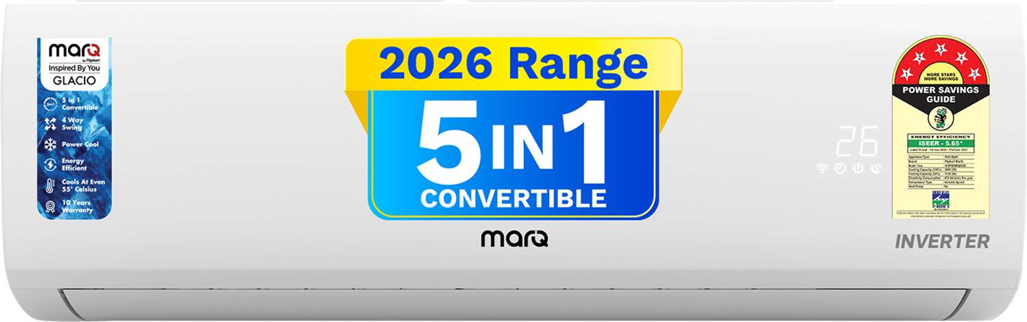 MarQ by Flipkart 2026 Model 1 Ton 5 Star Split Inverter 5-in-1 Co