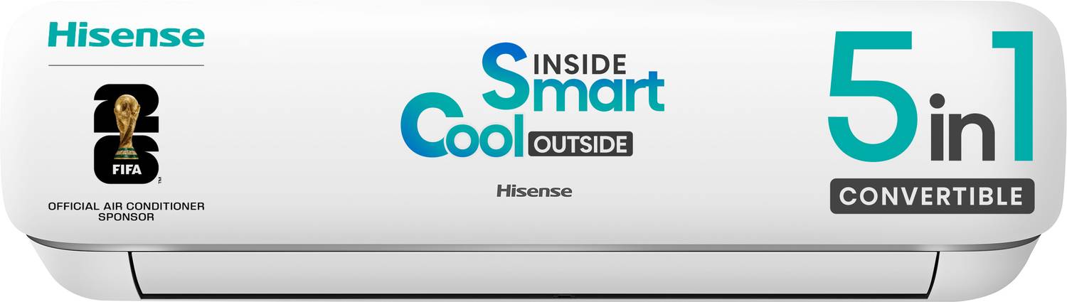 Hisense 2026 Model 1.5 Ton 3 Star Split Inverter with Wi-fi AC