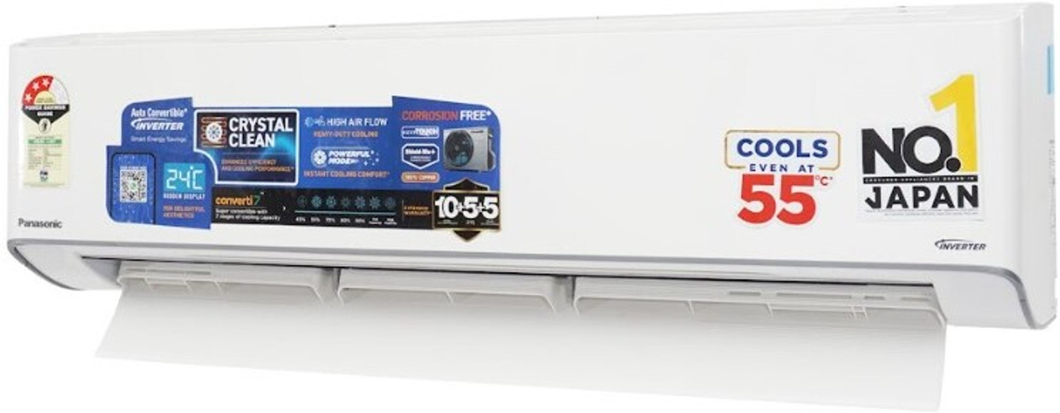 Image of Panasonic 2025 Model 1.5 Ton 3 Star Split Inverter AC