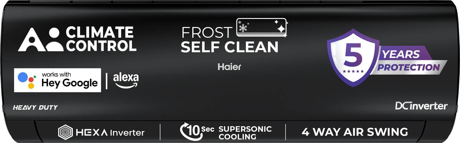 Haier Kinouchi Limited Edition 2025 Model 1.5 Ton 5 Star Split Inverter with Wi-fi AC