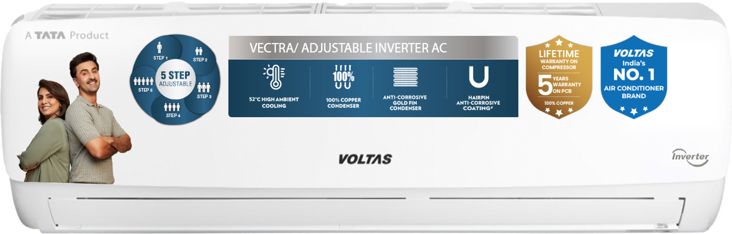 Image of Voltas 2026 Model 1 Ton 3 Star Split Inverter AC