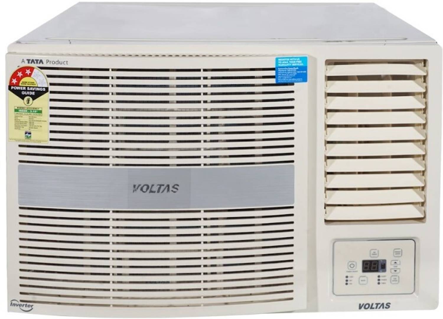Voltas 2025 Model 1.5 Ton 3 Star Window Inverter AC (183V VERTIS