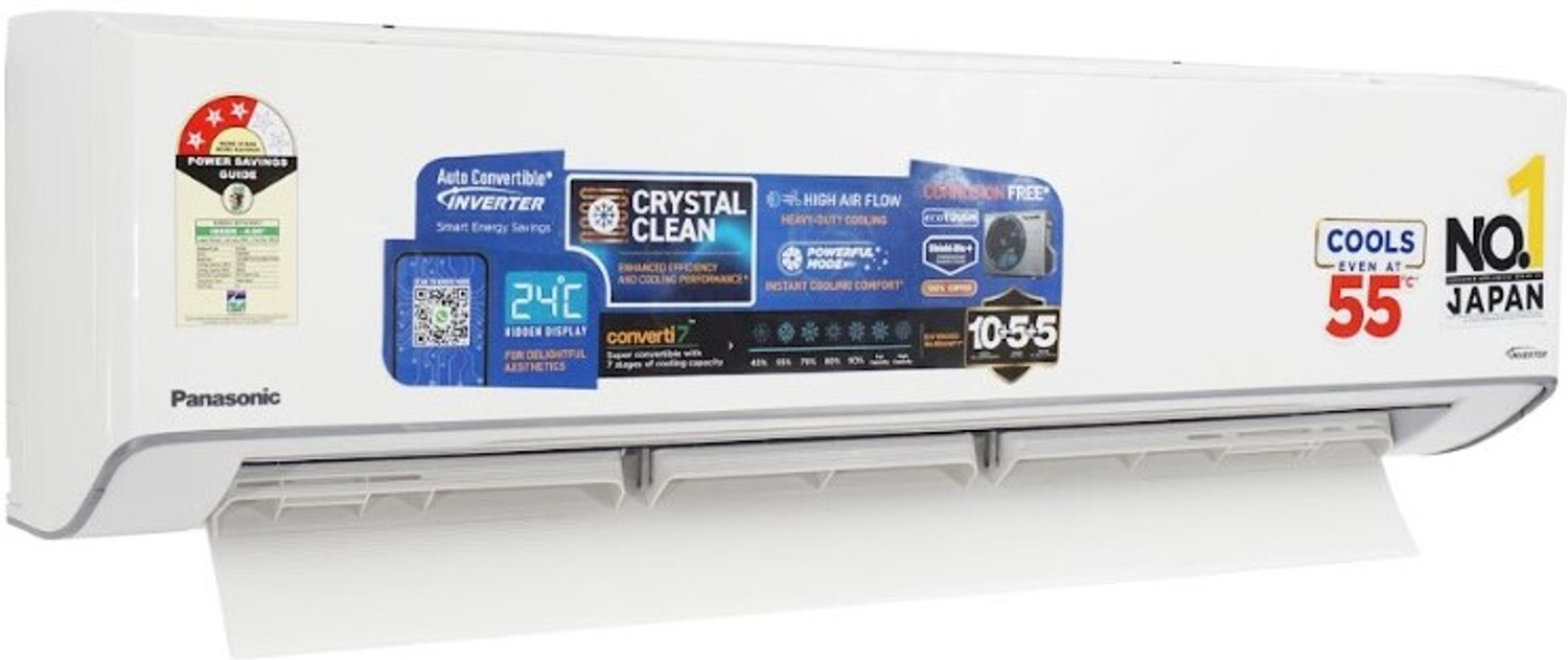 Image of Panasonic 2025 Model 1.5 Ton 3 Star Split Inverter AC