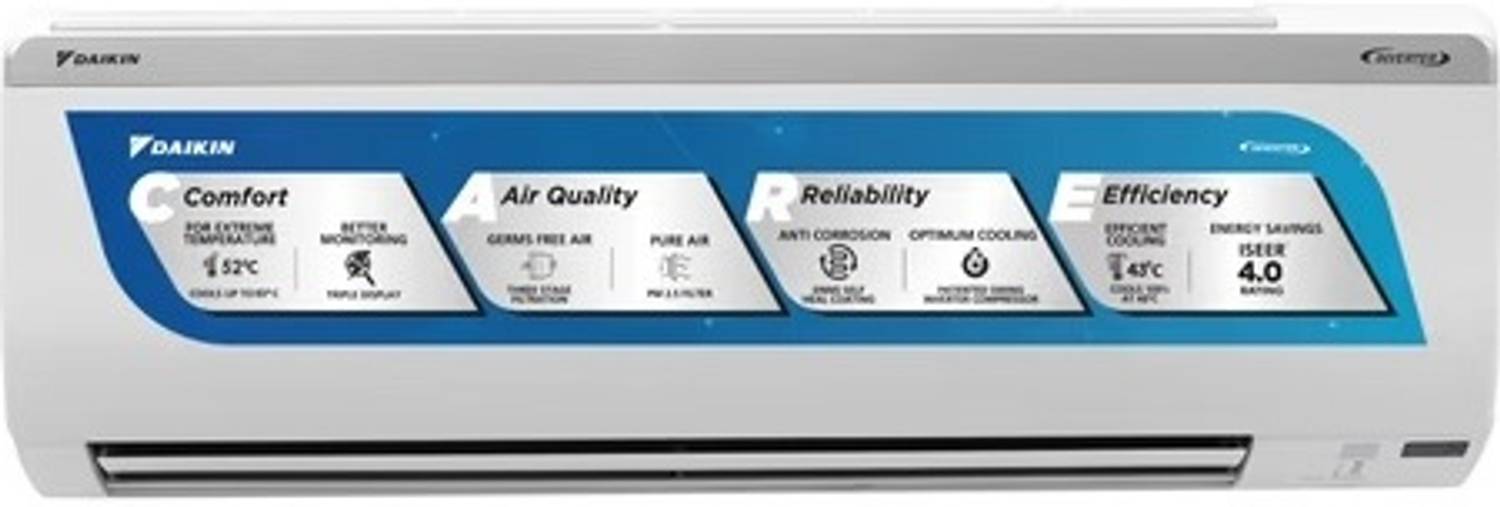 Daikin 2025 Model 1 Ton 3 Star Split Inverter AC