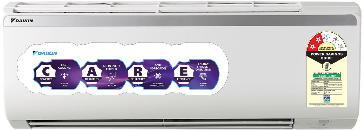 Image of Daikin 2026 Model 1.5 Ton 2 Star Split Fixed Speed AC