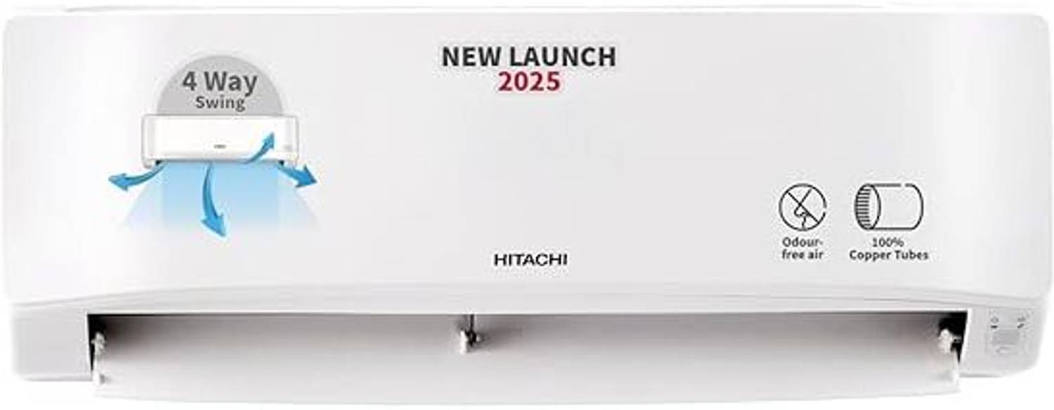 Hitachi 2025 Model 1 Ton 3 Star Split Inverter AC