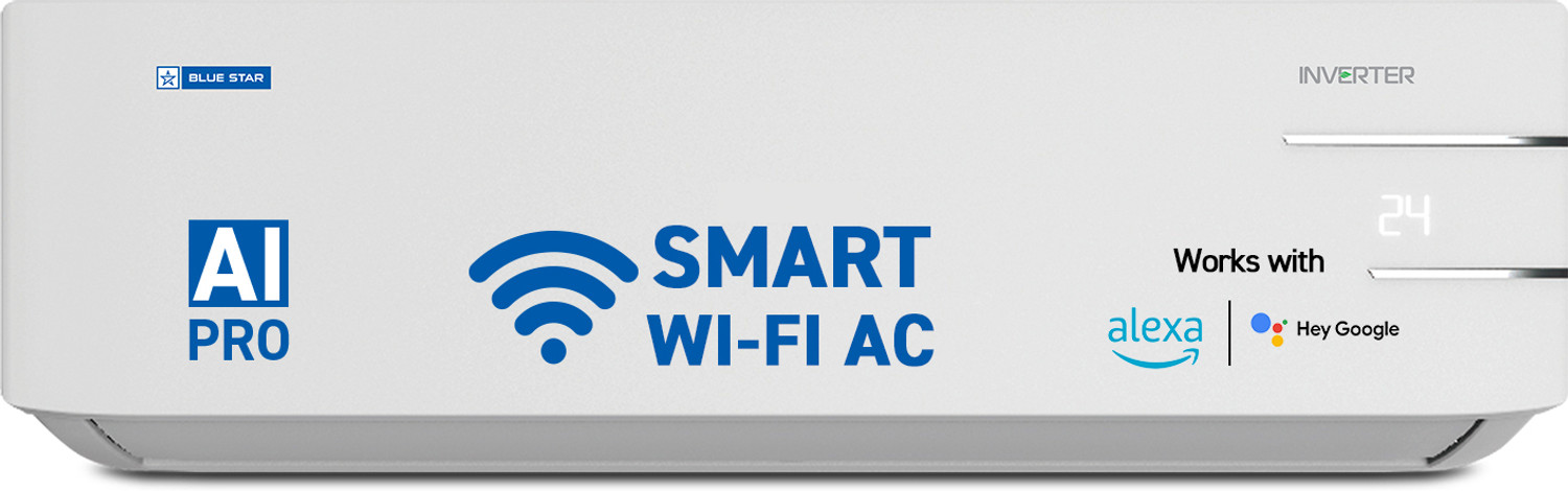 Image of Blue Star 2024 Model 1.5 Ton 5 Star Split Inverter with Wi-fi AC