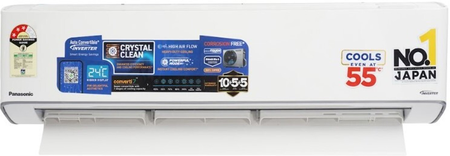 Image of Panasonic 2025 Model 1.5 Ton 3 Star Split Inverter AC