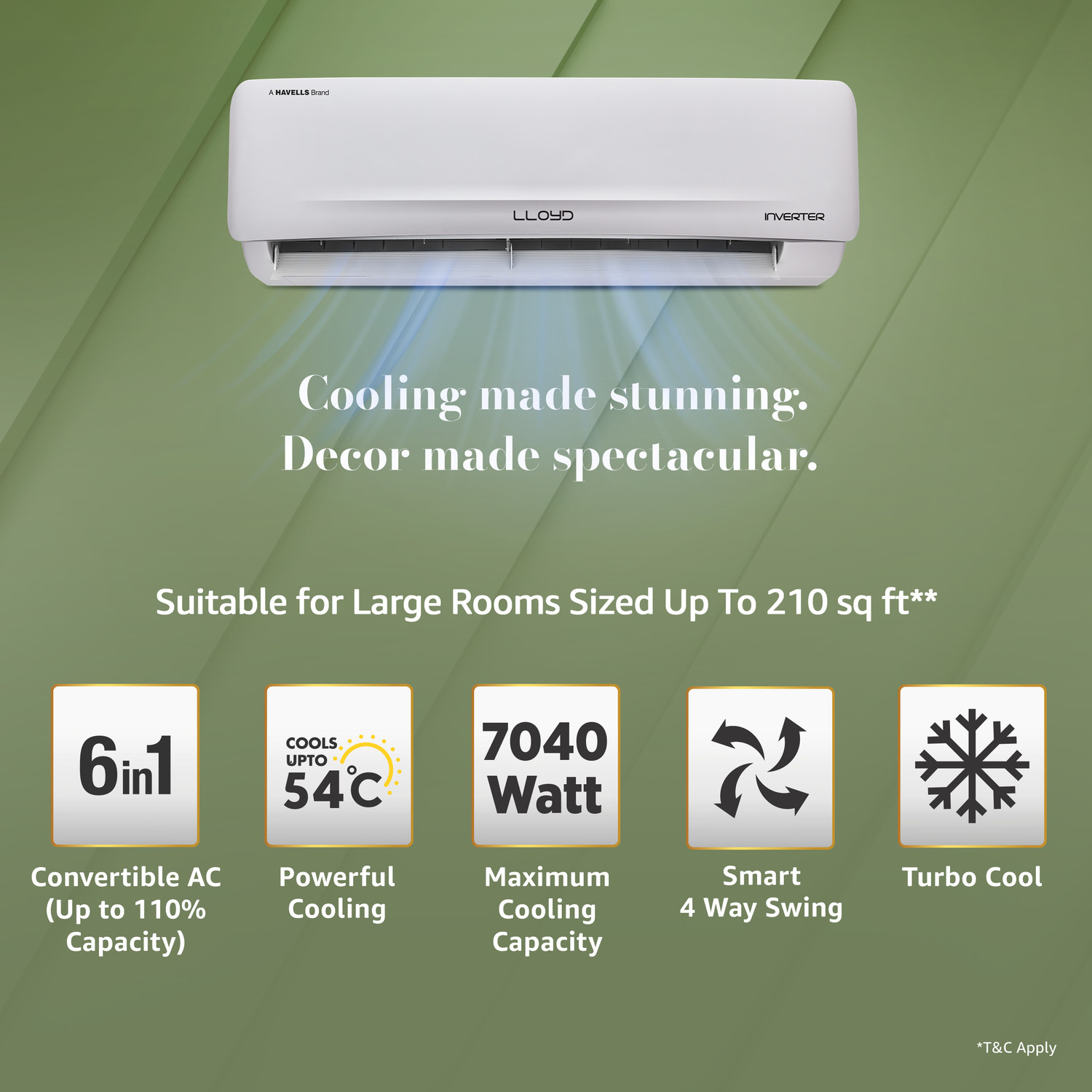 Image of Lloyd 2026 Model 2 Ton 3 Star Split Inverter AC