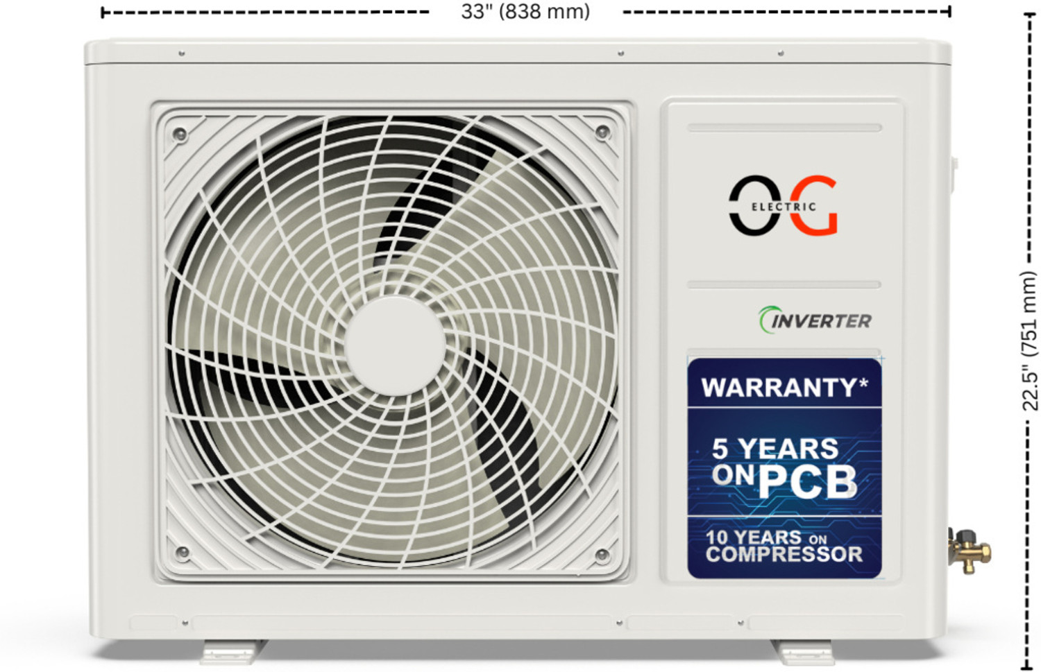 Image of OG Electric 2026 Model 2 Ton 3 Star Split Smart Inverter AC