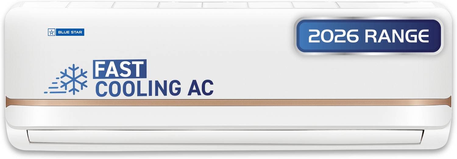 Blue Star 2026 Model 1 Ton 2 Star Split Fixed Speed AC
