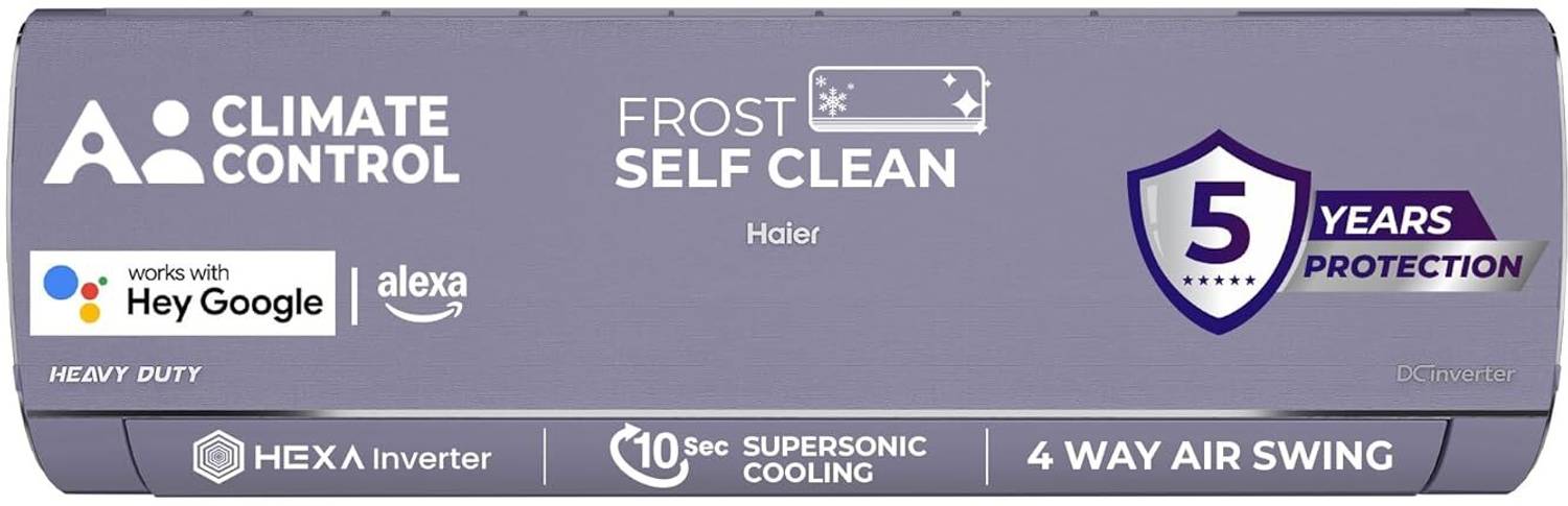 Haier 2026 1.6 Ton 5 Star Split Inverter AC - Image 1