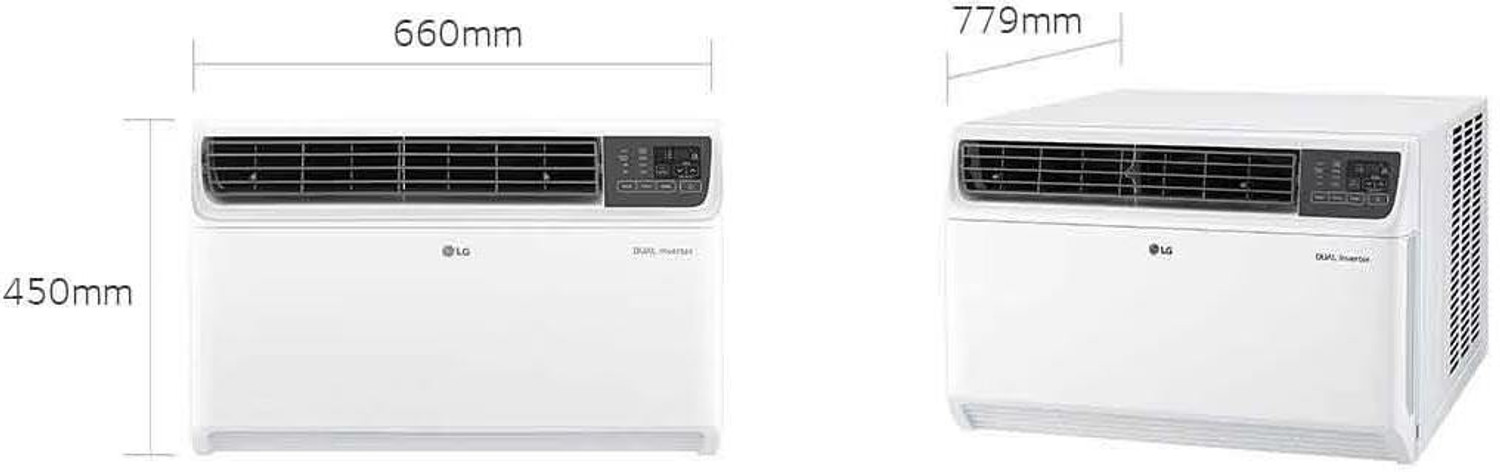 Image of LG 2026 Model 1.5 Ton 3 Star Window Dual Inverter AC